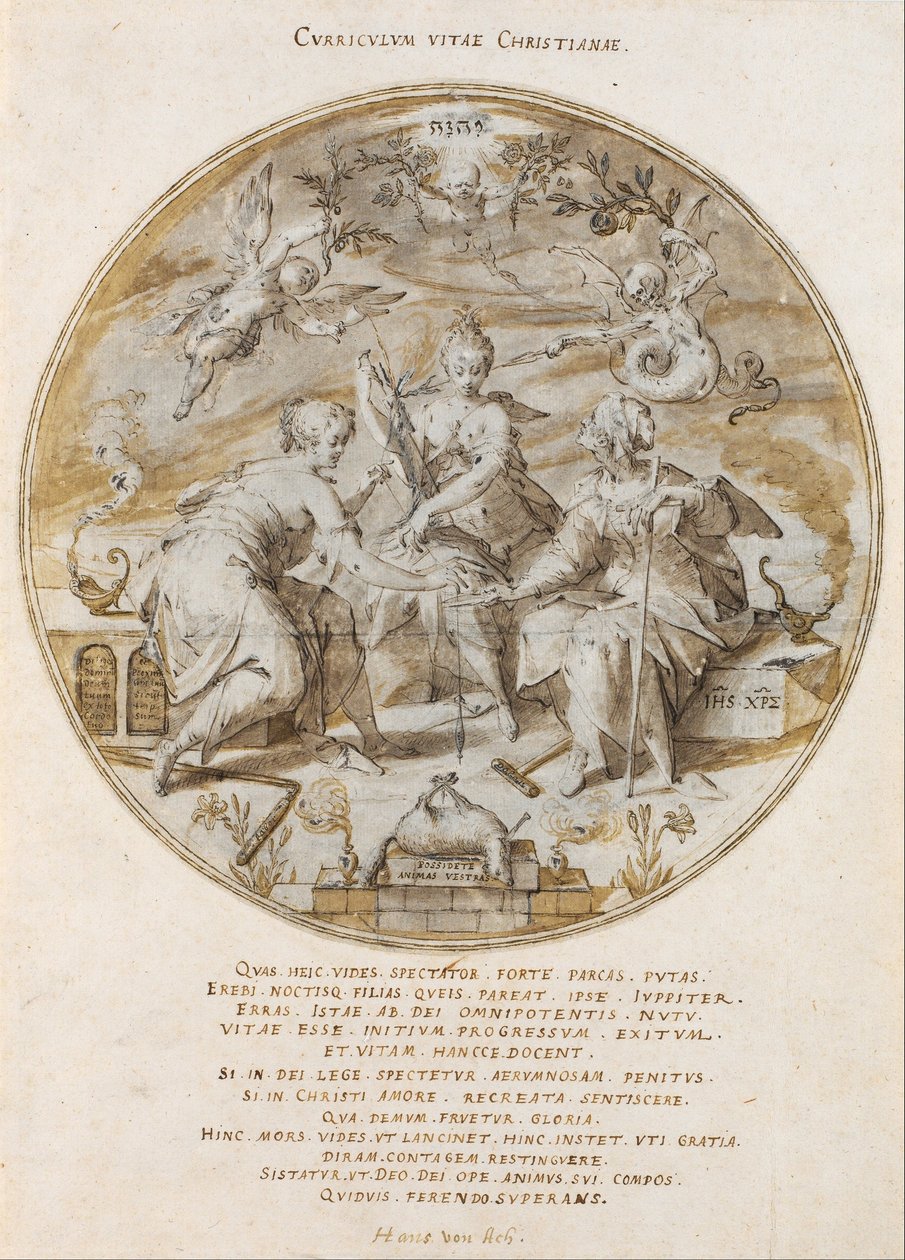 Curriculum vitae christianae od Hans von Aachen