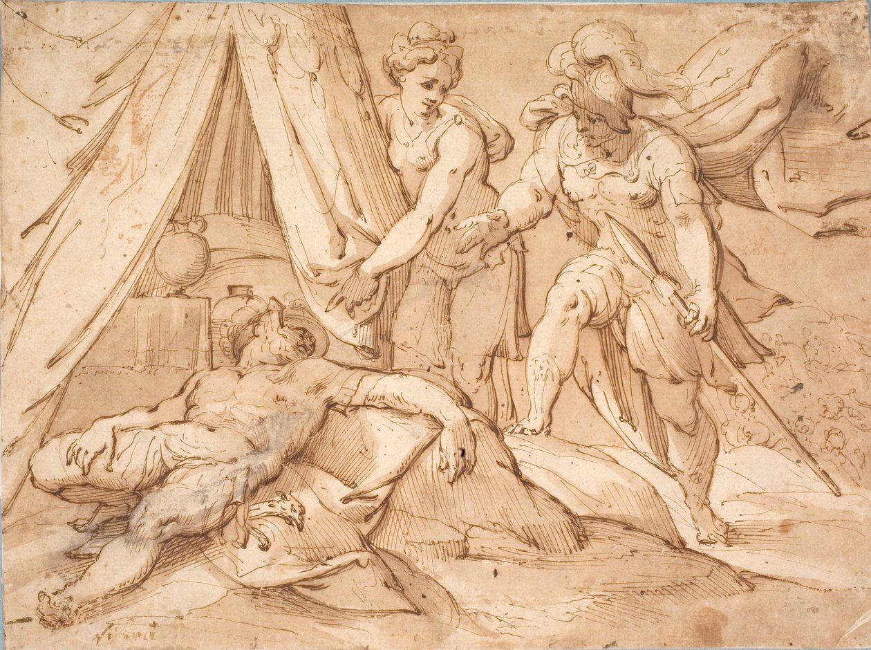 Dánština:  Jael a Sisera od Hans von Aachen