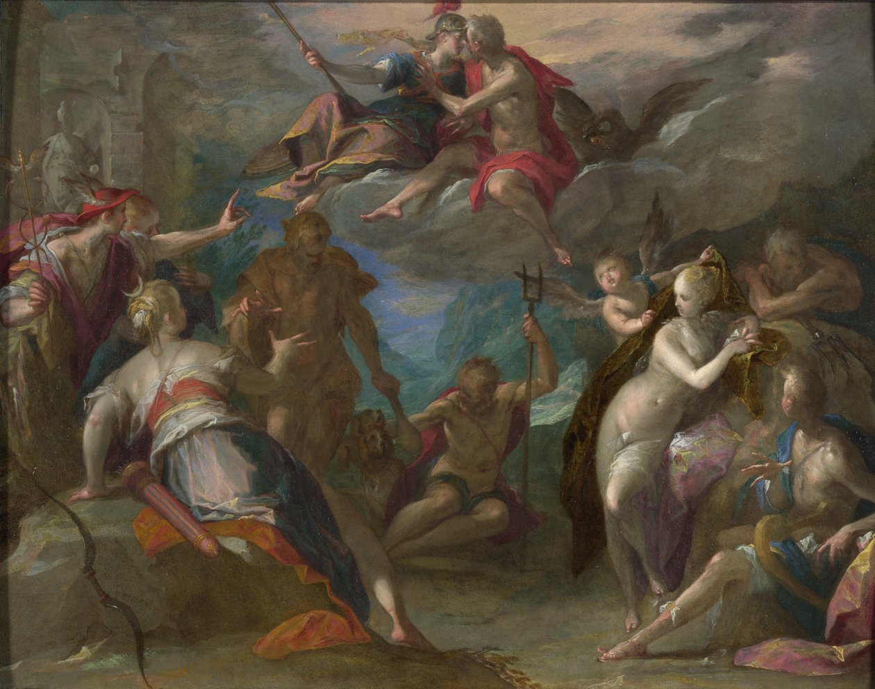 The Amazement of the Gods, 1590s od Hans von Aachen