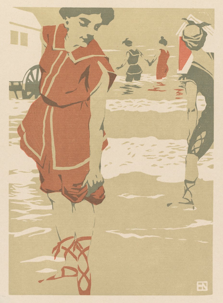 Koupání, c. 1900. od Hans von Newmann