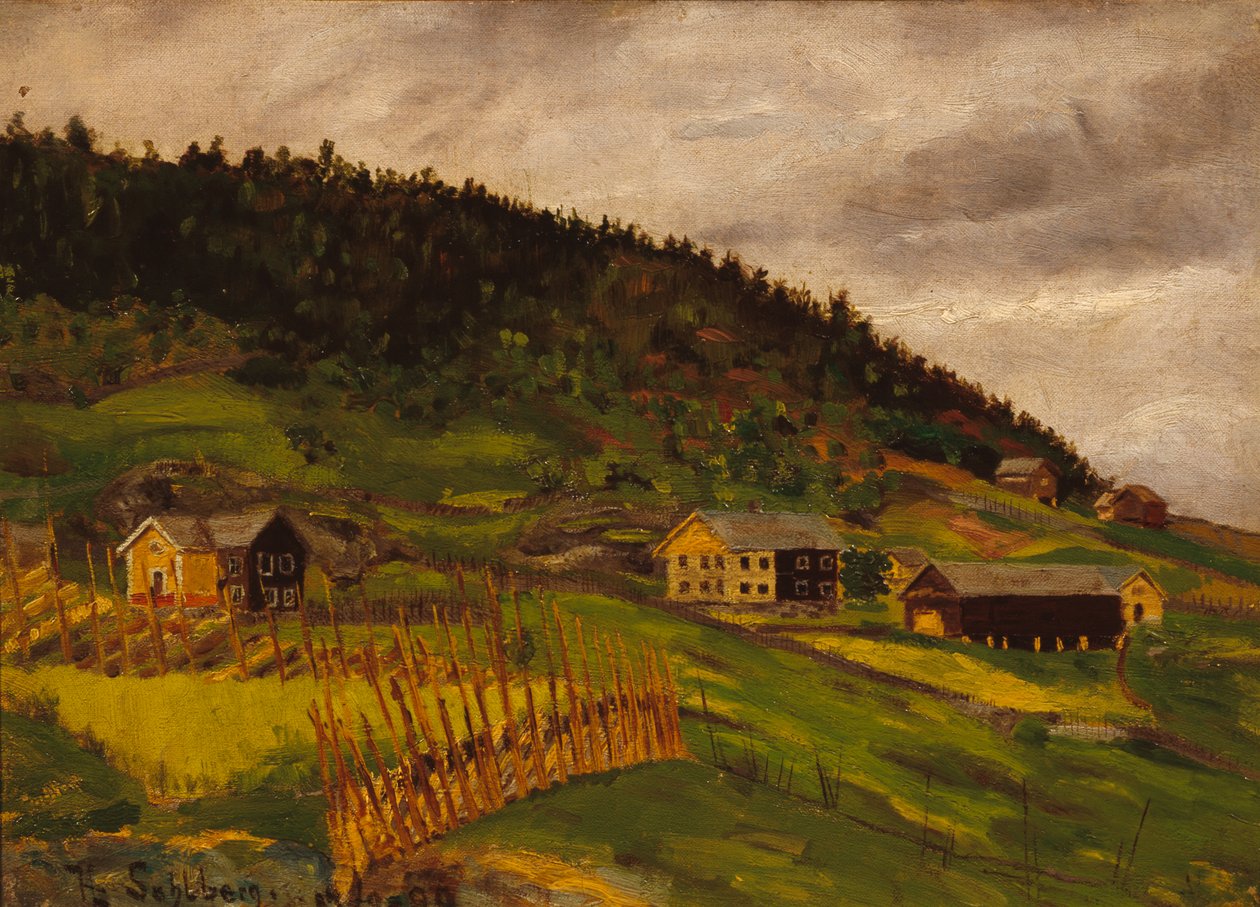 Z Hegge ve Valdres od Harald Oscar Sohlberg