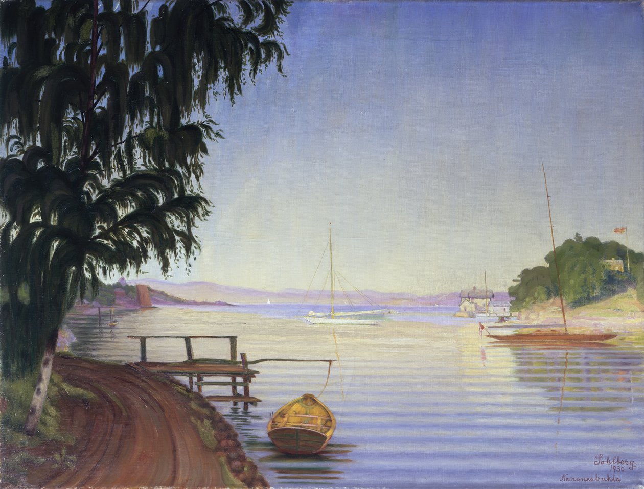 Z Nærsnes Bay od Harald Oscar Sohlberg
