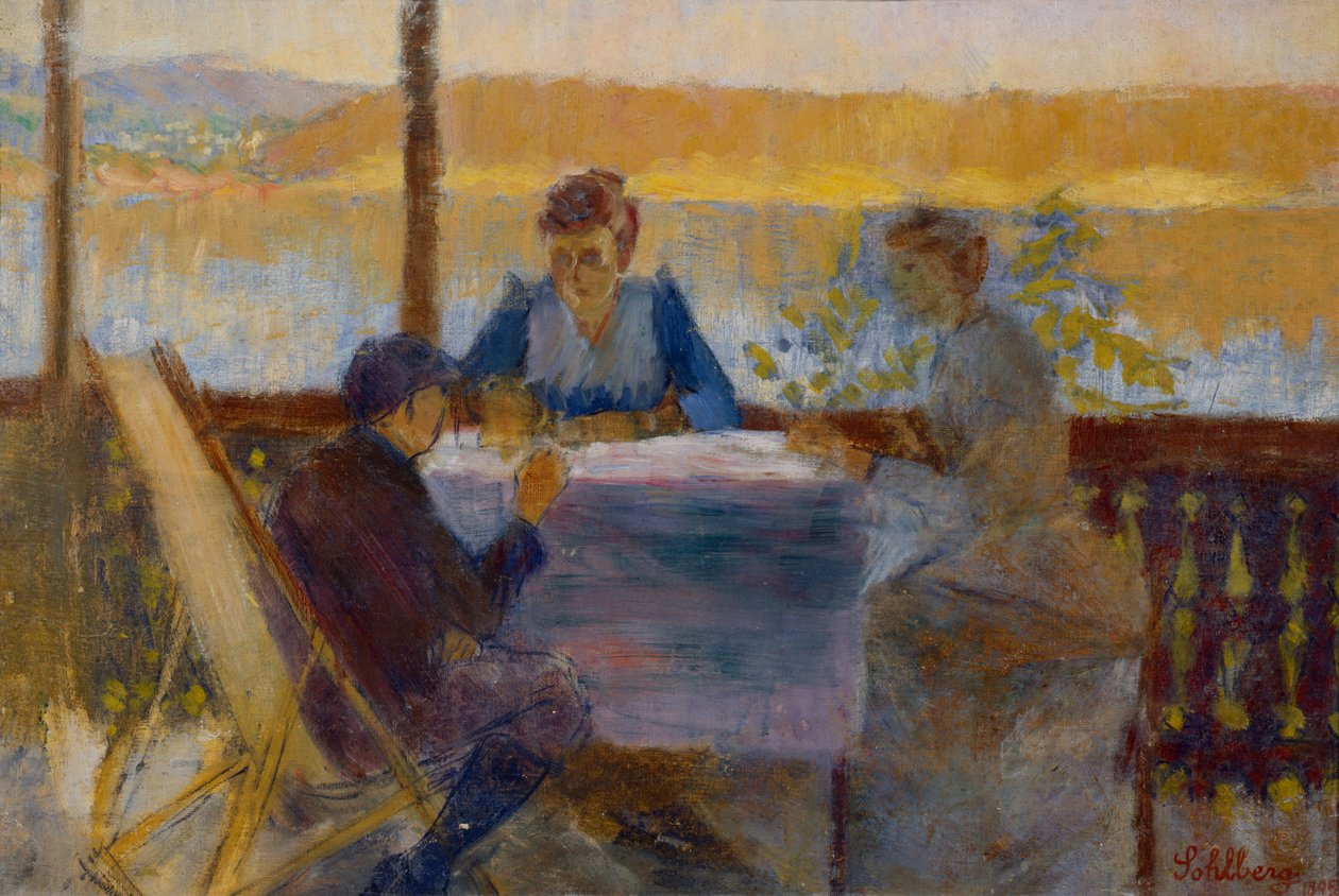 Z verandy, Langøen od Harald Oscar Sohlberg