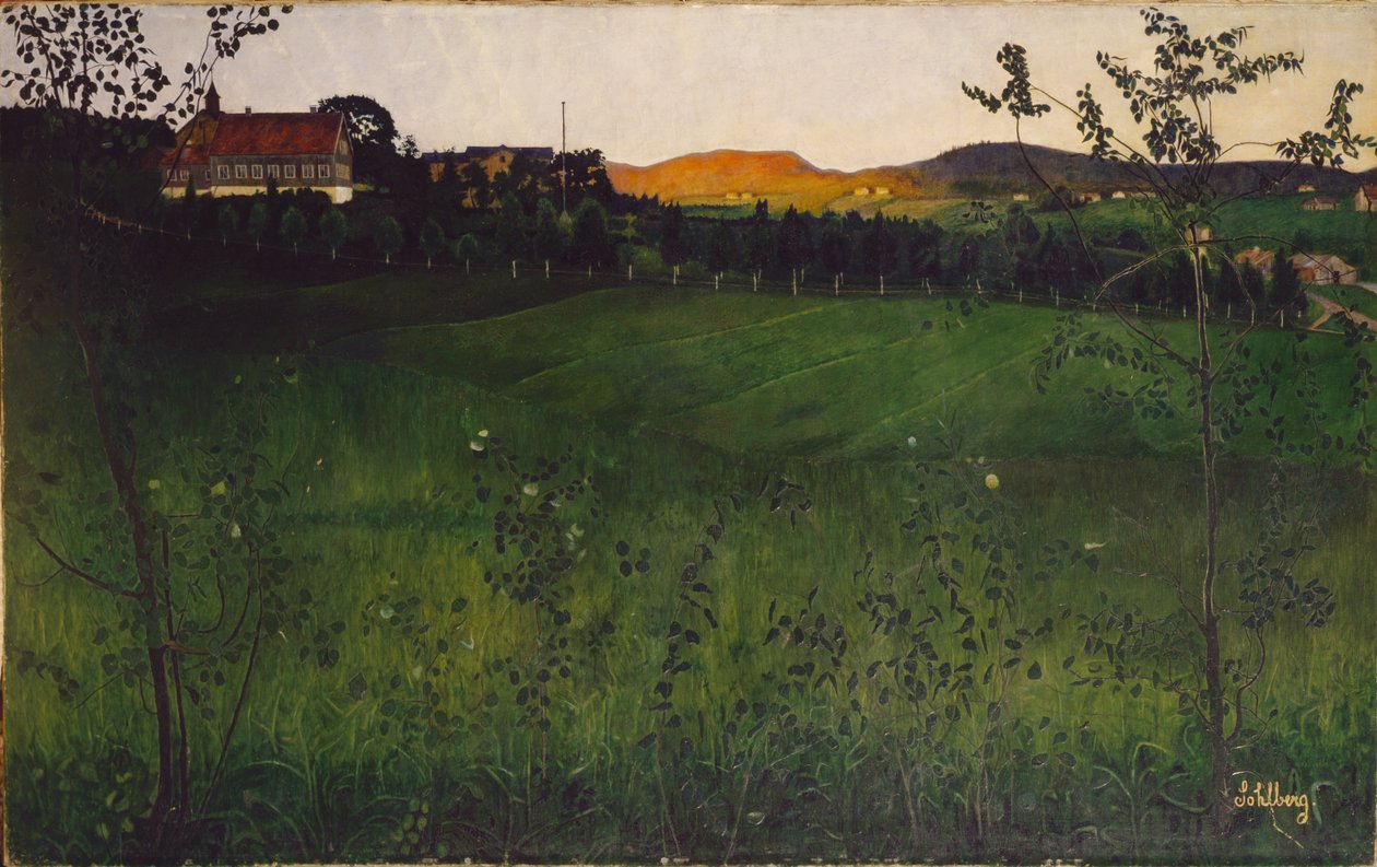 Zralé pole od Harald Oscar Sohlberg