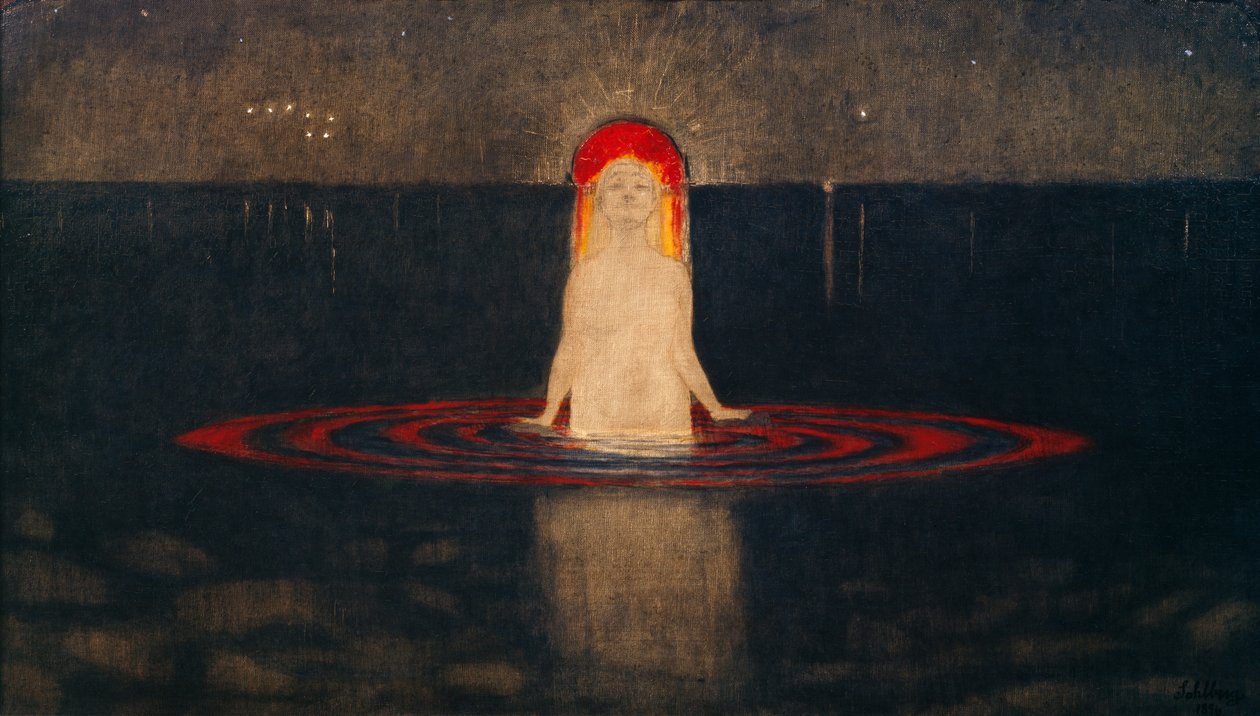 Mořská panna od Harald Oscar Sohlberg