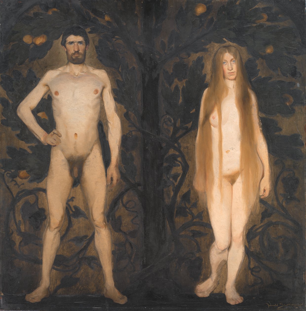 Adam a Eva od Harald Slott Møller