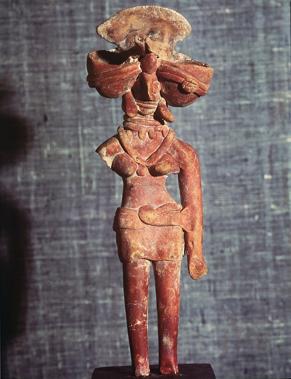Figura bohyně matky z Mohendžodáro, údolí Indu, Pákistán, 3000-1500 př. n. l. od Harappan