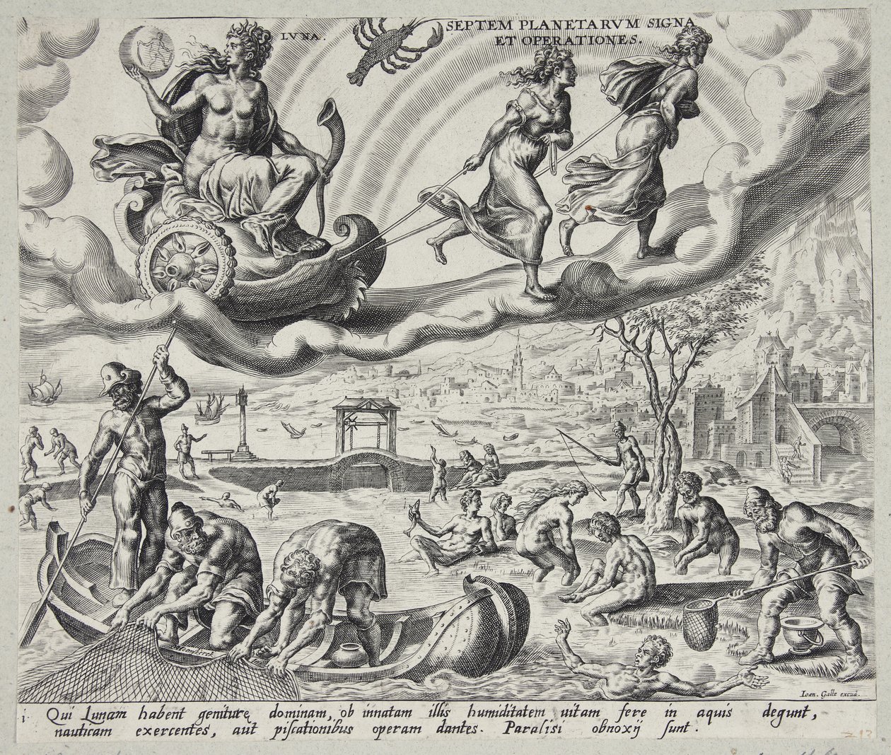 Luna, měsíc od Harmen Jansz. Muller
