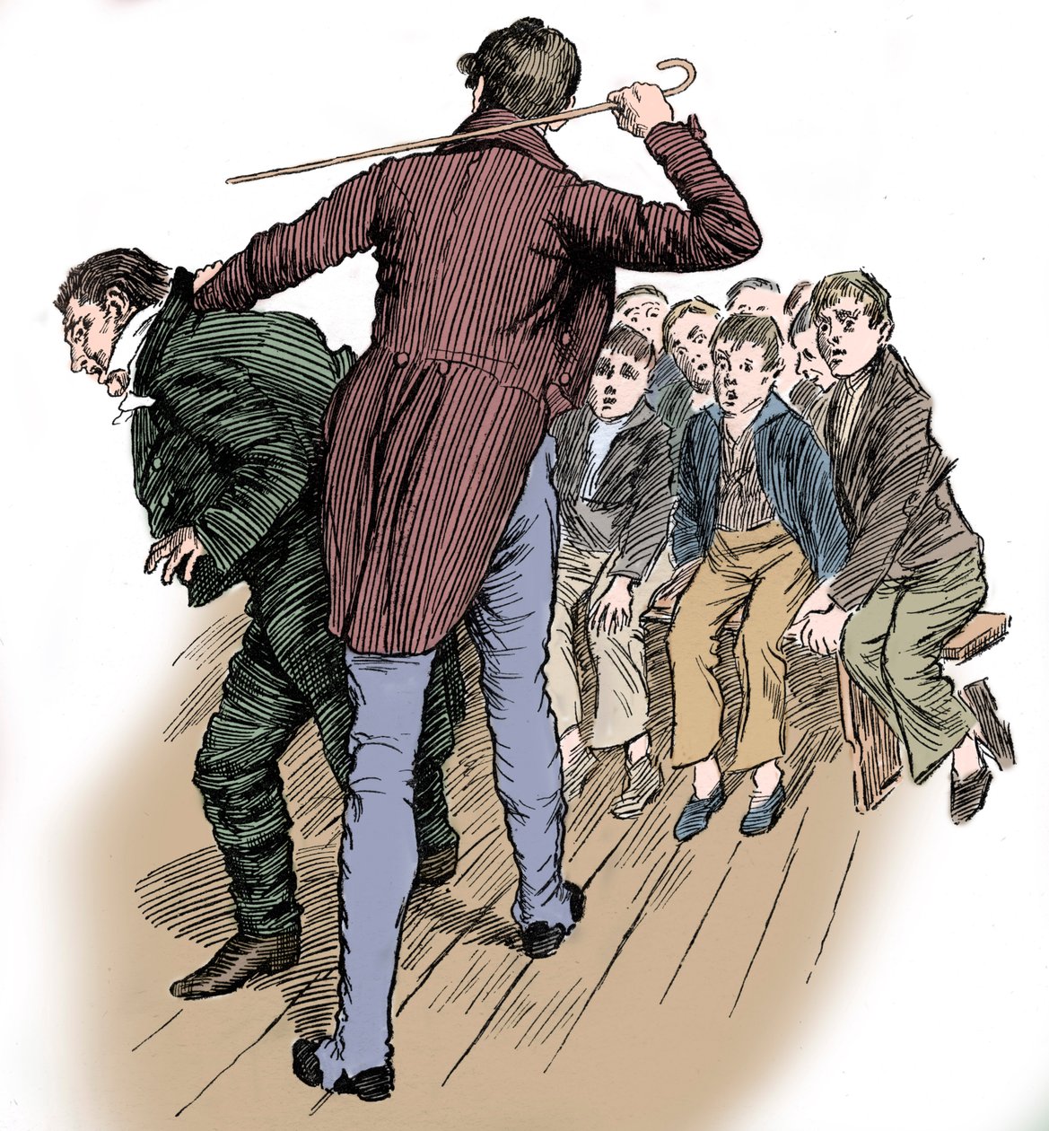 Nicholas Nickleby od Charlese Dickense od Harold Copping