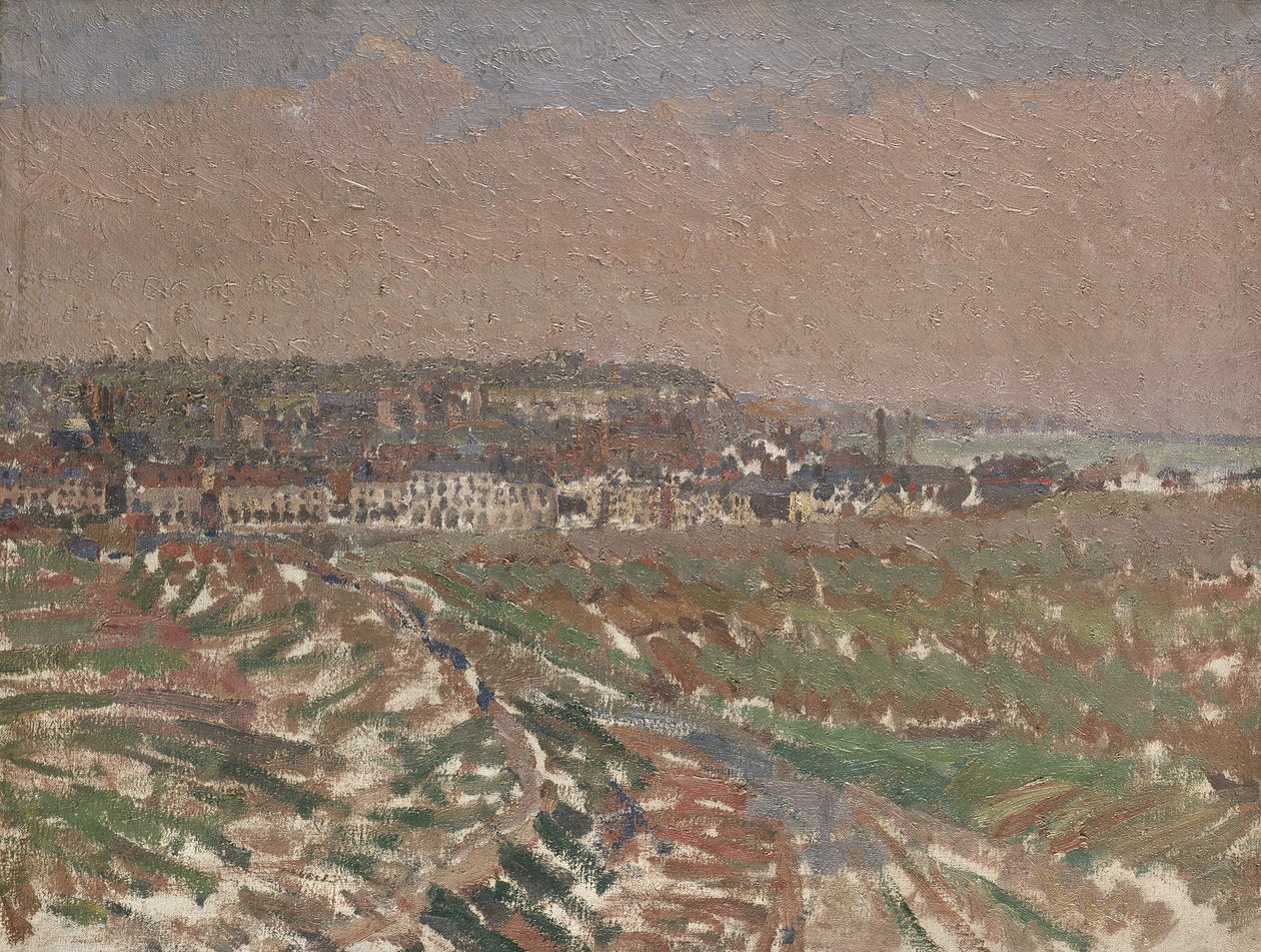 Dieppe ze západu, 1910 - 1911 od Harold Gilman