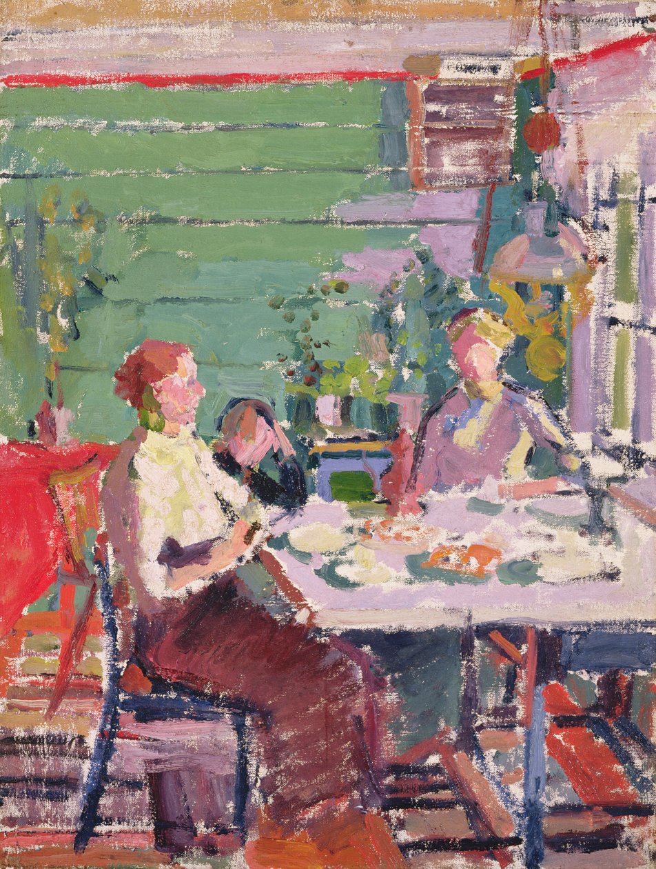 Vnitřní scéna, možná v Norsku, kolem roku 1912 od Harold Gilman