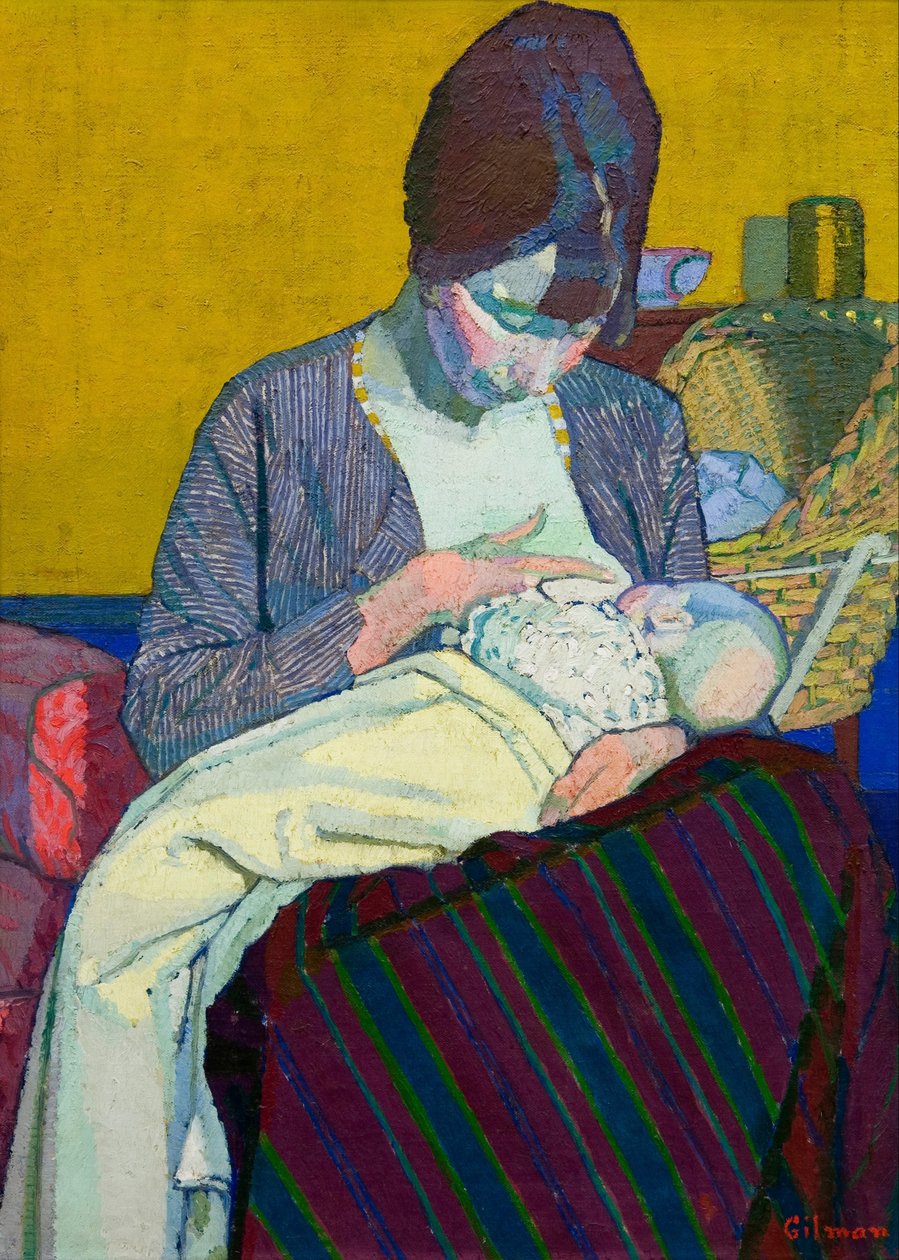 Matka a dítě od Harold Gilman