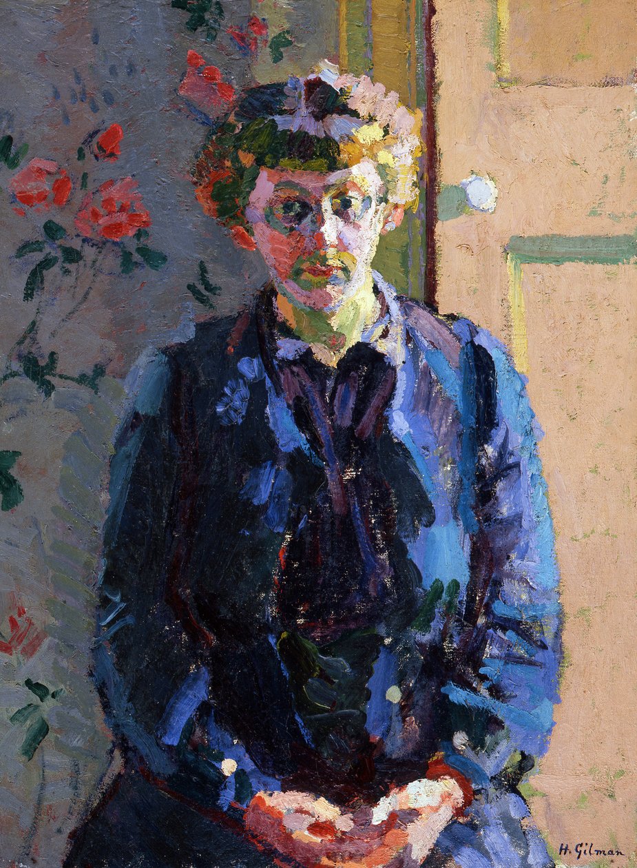 Portrét Sylvie Gosse, 1912 od Harold Gilman