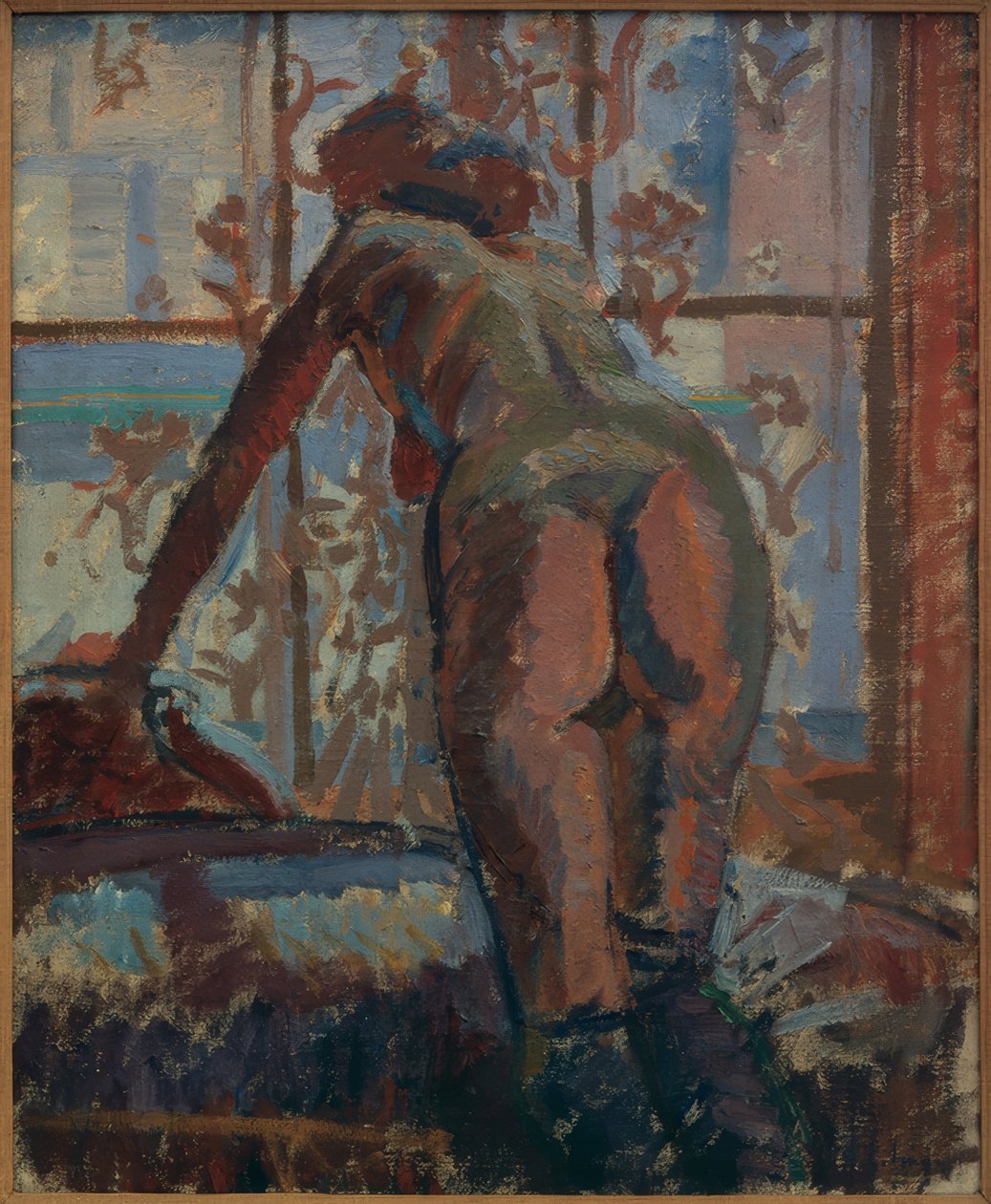 Nahá u okna od Harold Gilman