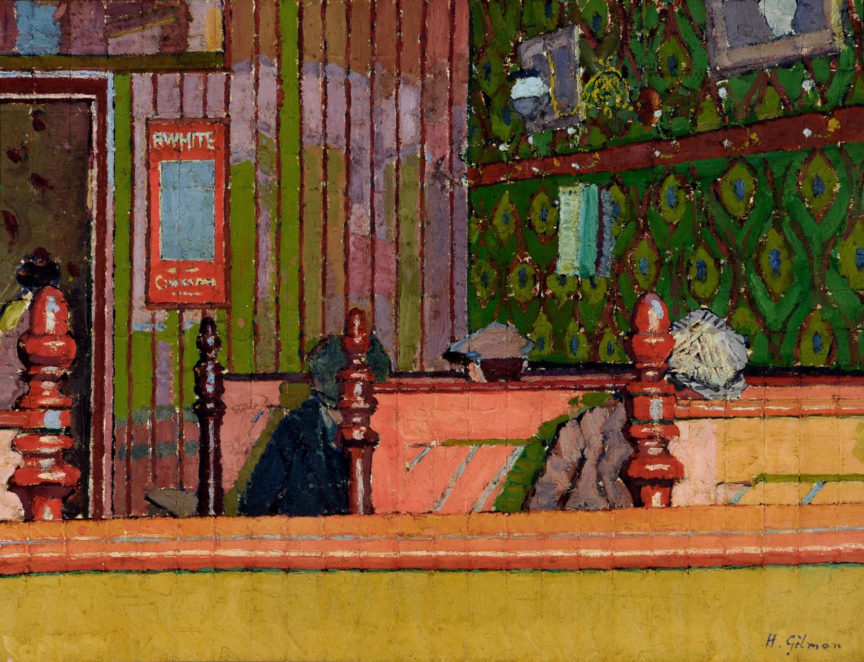 Eating House, kolem roku 1914 od Harold Gilman