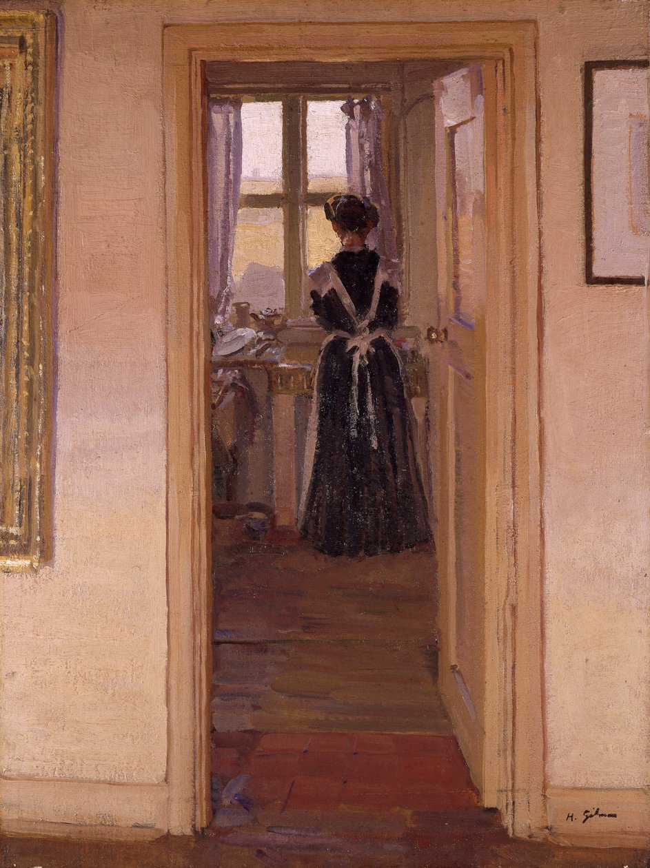 "Kuchyně", 1908-09 od Harold Gilman
