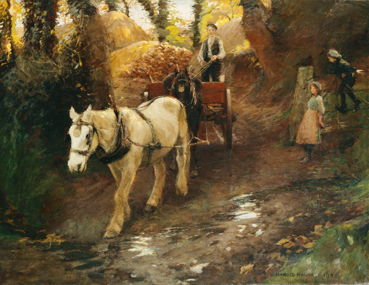 Brána farmy od Harold Harvey