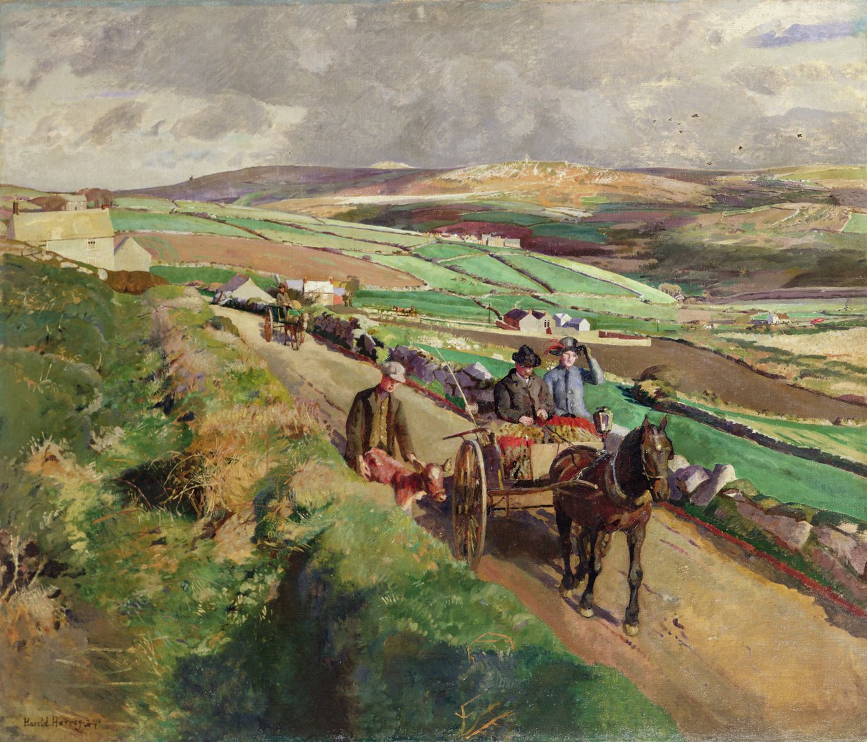 Cesta na trh od Harold Harvey