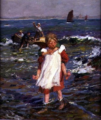 Brodění na břeh od Harold Harvey