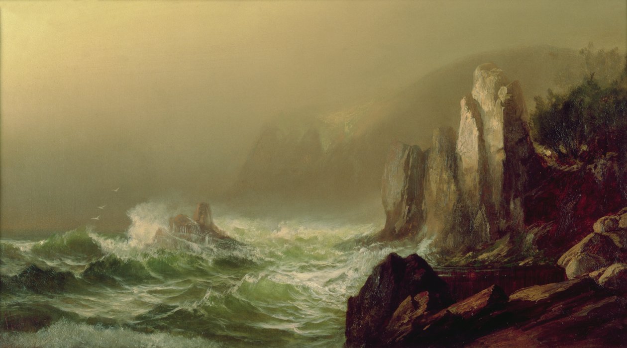 Ostrov Grand Manan (olej na plátně) od Harrison Bird Brown