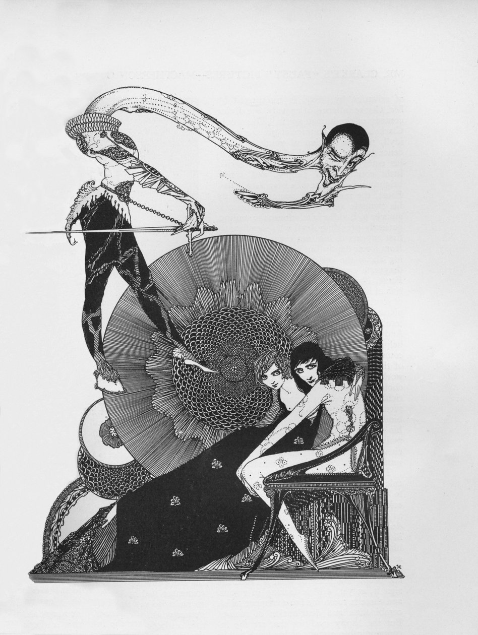 Polotitul Goethes Faust, 1925 od Harry Clarke