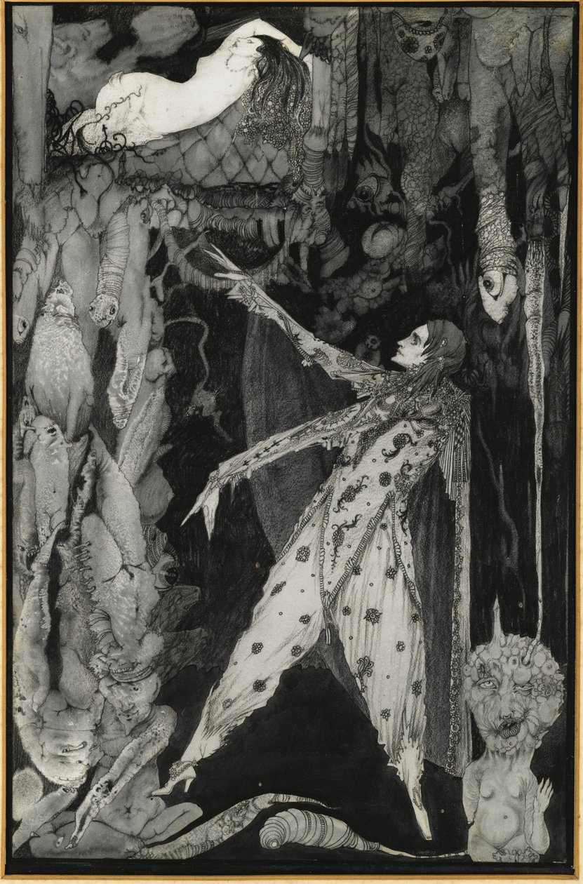 Ilustrace ke Goethes Faustovi, 1924-1925 od Harry Clarke
