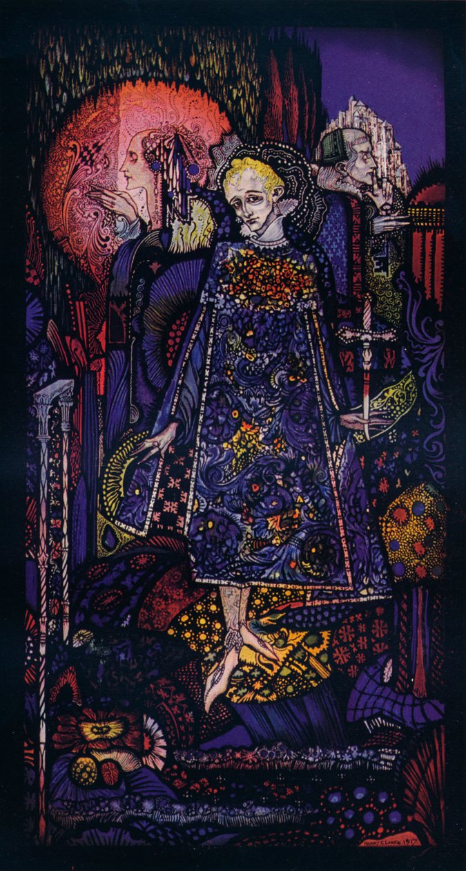 Píseň šíleného prince, c1917 od Harry Clarke