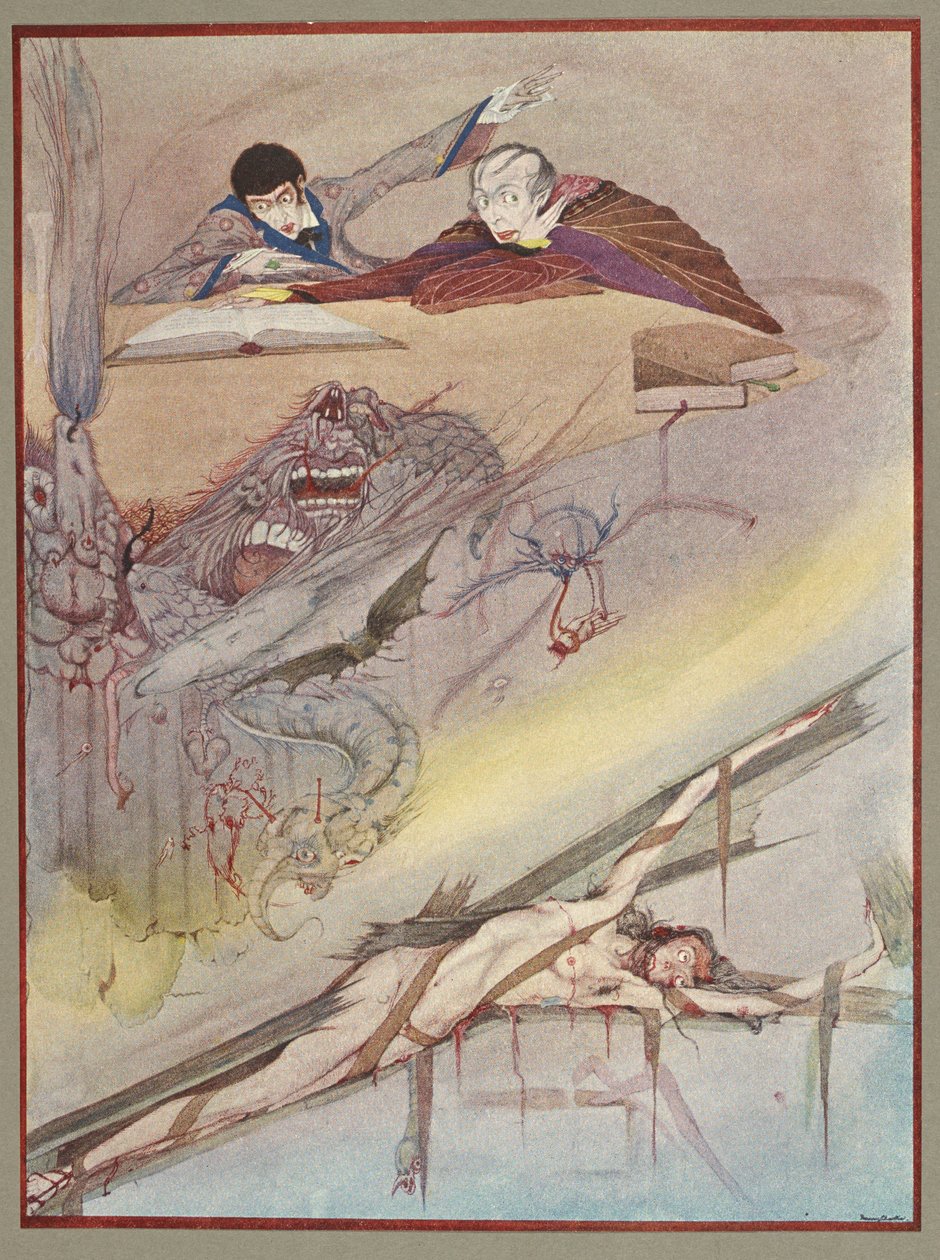 Pád domu Usherů. od Harry Clarke