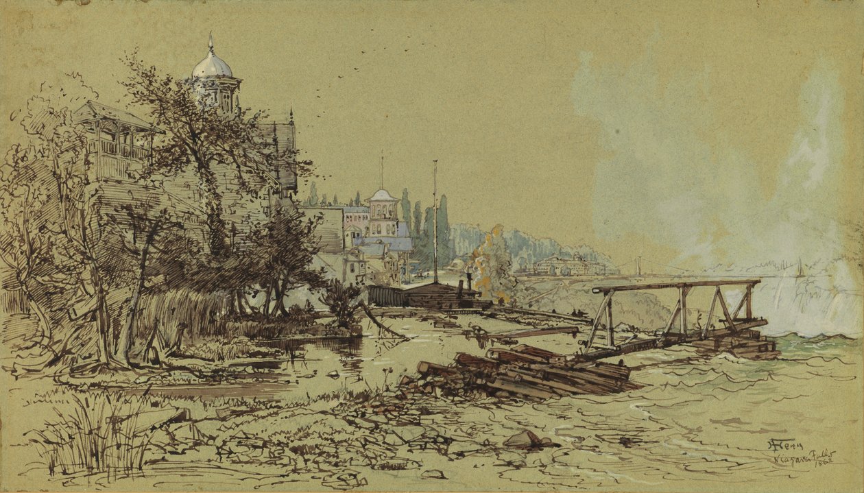 Niagarské vodopády, 1862. od Harry Fenn
