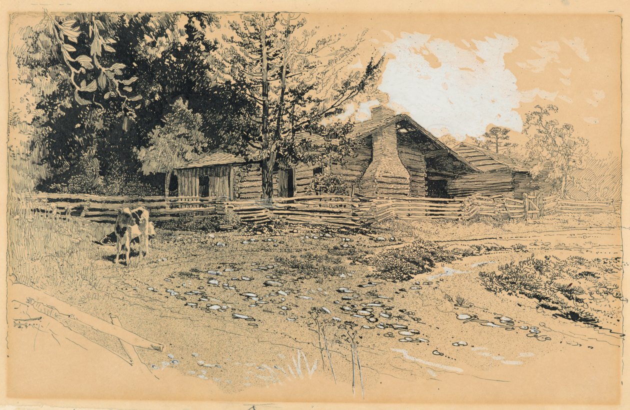 Farma Snodgrass, Chickamauga od Harry Fenn