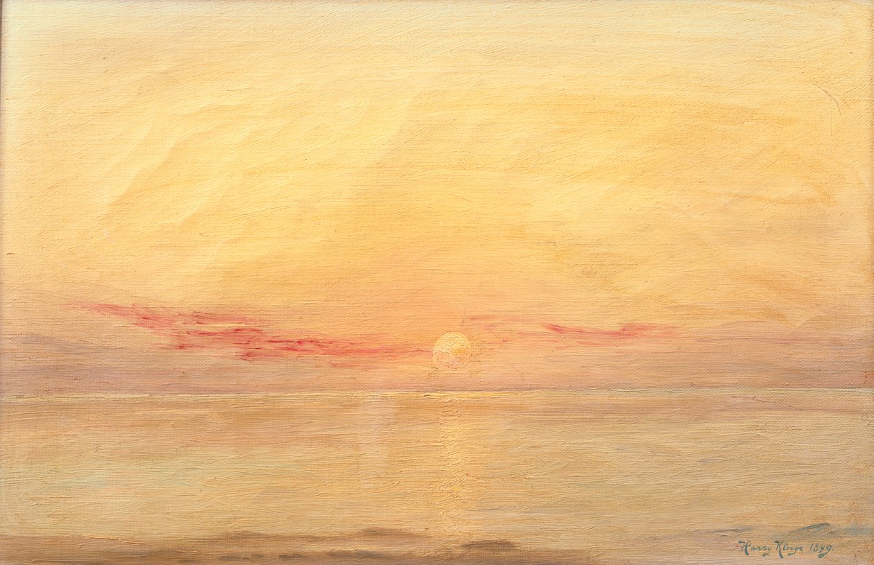 Západ slunce, Skagen od Harry Kluge
