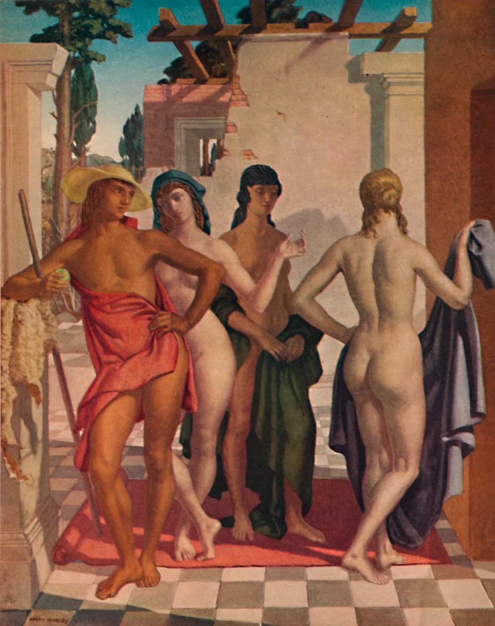 Soud v Paříži, 1929, 1931 od Harry Morley