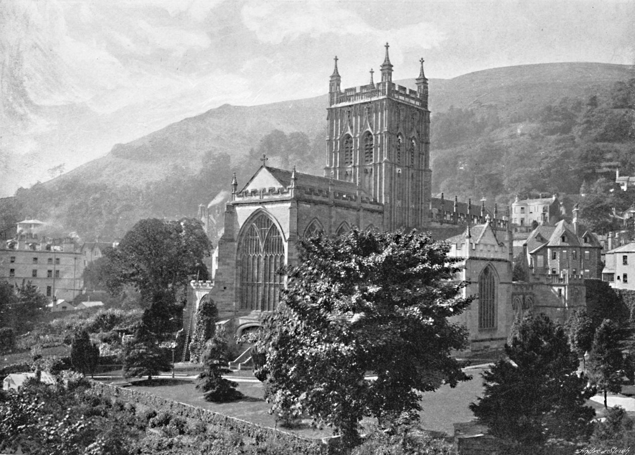 Převorský kostel, Great Malvern, c1896 od Harvey Barton