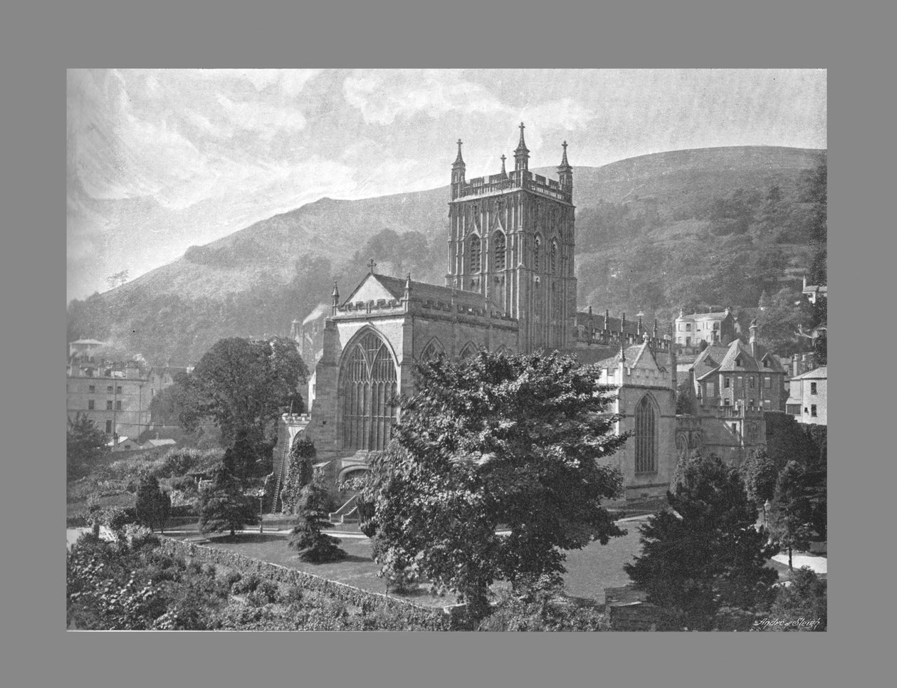 Převorský kostel, Great Malvern, c1900 od Harvey Barton