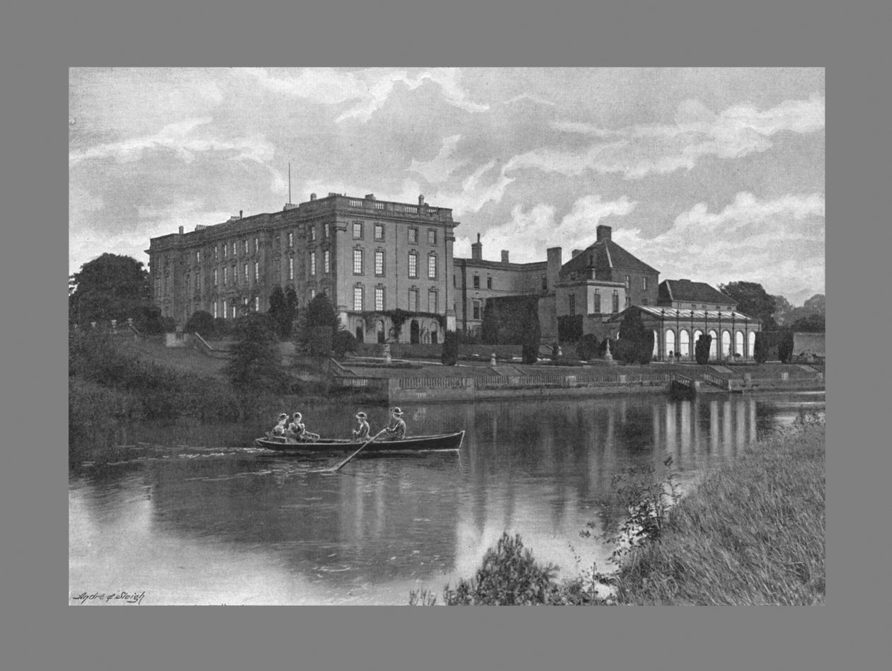 Stoneleigh Abbey, c1900 od Harvey Barton