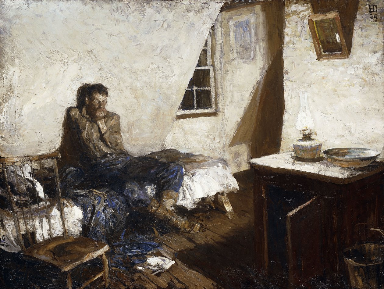 Starý horník od Harvey T. Dunn