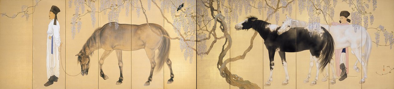Návštěva poustevníka, 1930 od Hashimoto Kansetsu