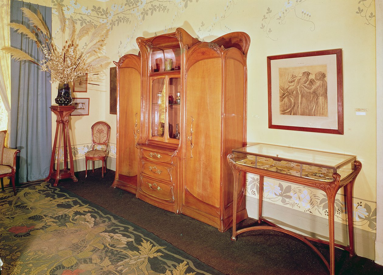 Secesní ložnice, cca 1900 od Hector Guimard