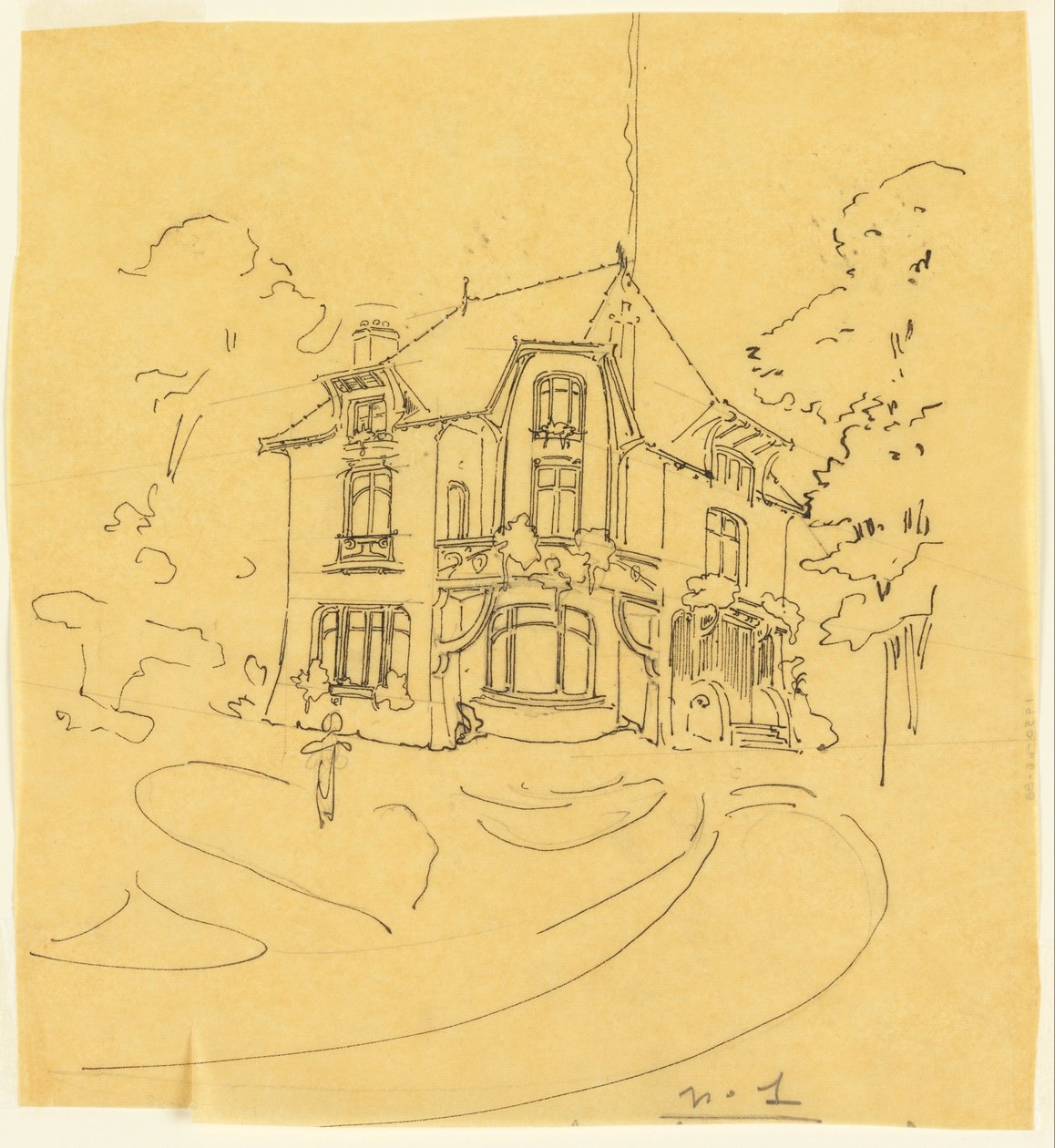 Design pro soukromou rezidenci od Hector Guimard