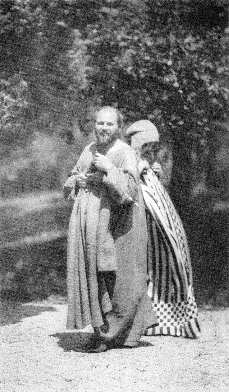 Gustav Klimt a Emilie Flöge od Heinrich Böhler