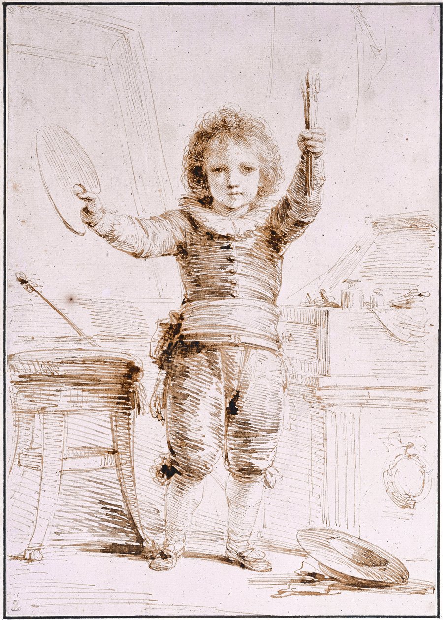 Syn umělce, Heinrich, c. 1793 od Friedrich Heinrich Fuger