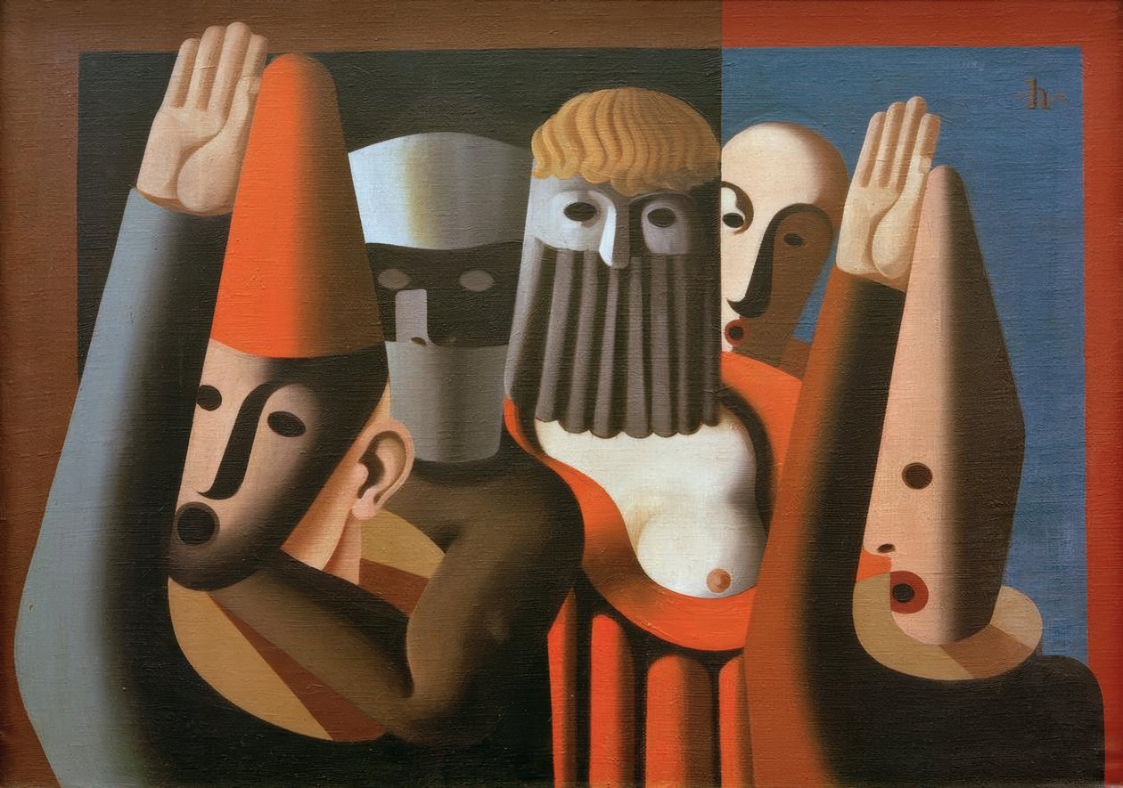 Masky od Heinrich Hoerle