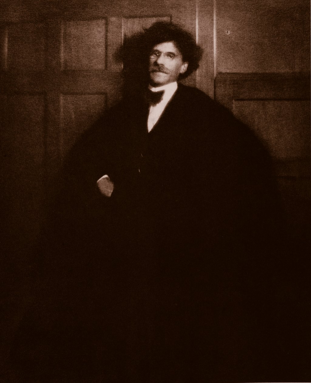 Alfred Stieglitz (sépiová fotografie) od Heinrich Kuhn