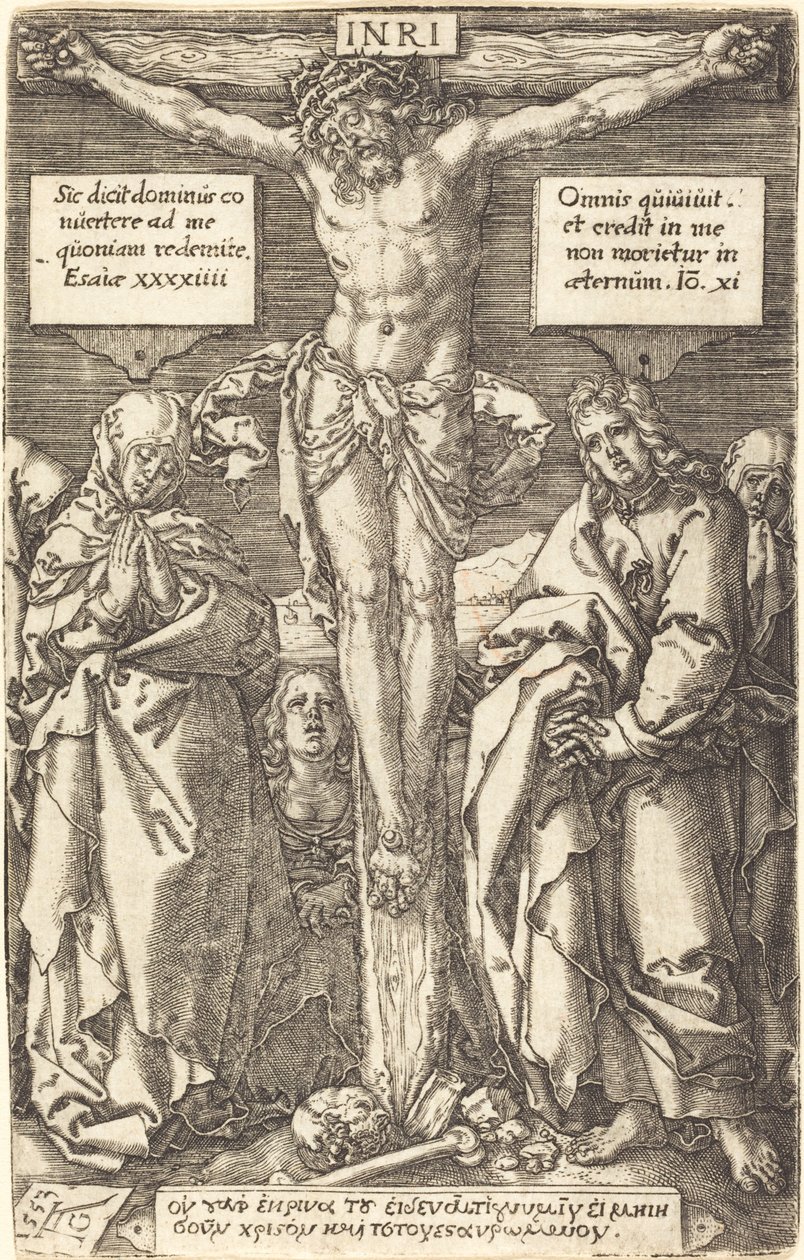 Kristus na kříži od Heinrich Aldegrever