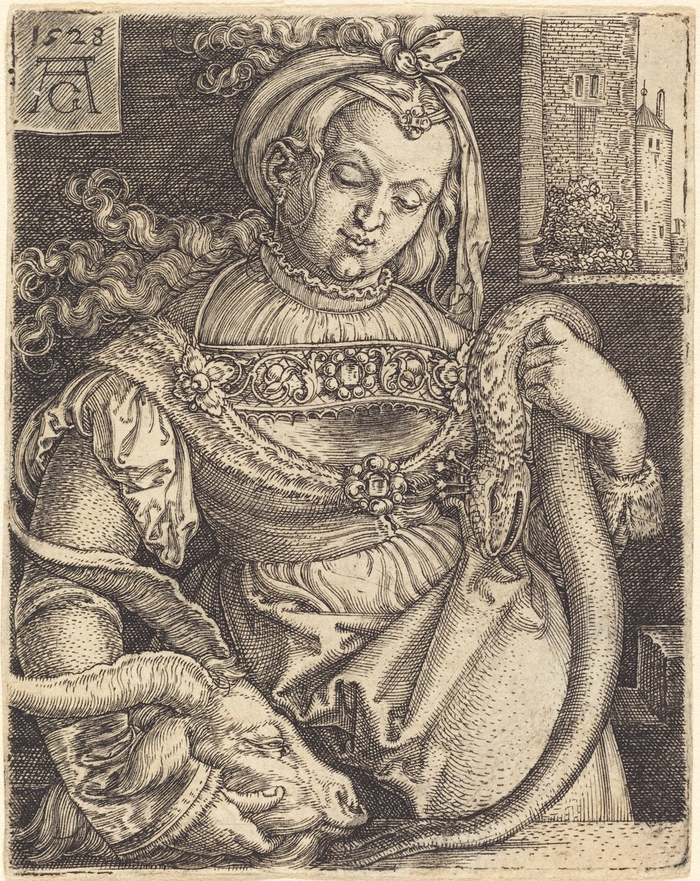 Nestřídmost, 1528. od Heinrich Aldegrever