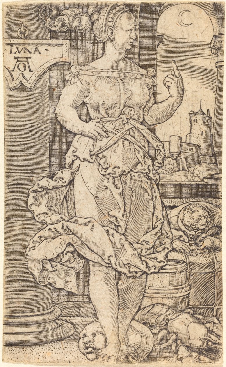 Luna od Heinrich Aldegrever