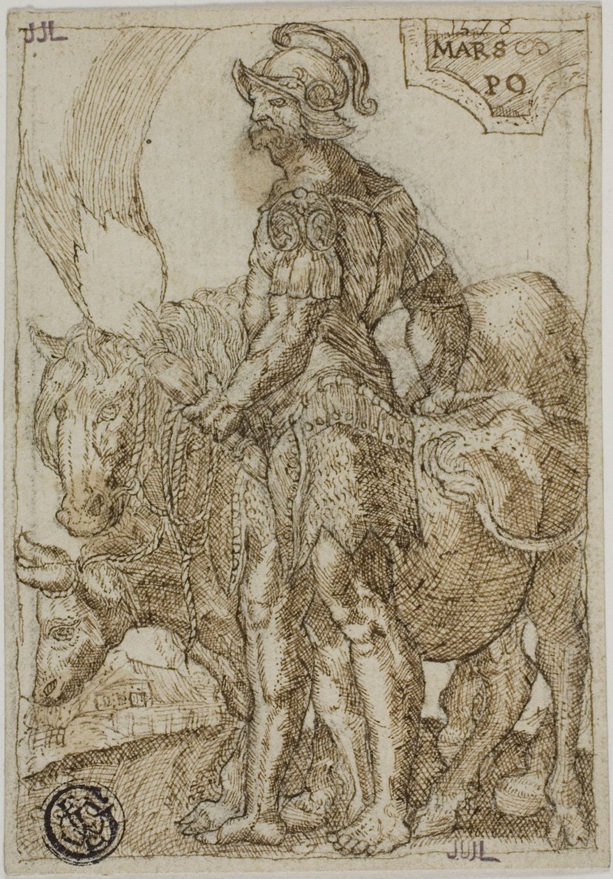 Mars, ze Sedmi planet od Heinrich Aldegrever