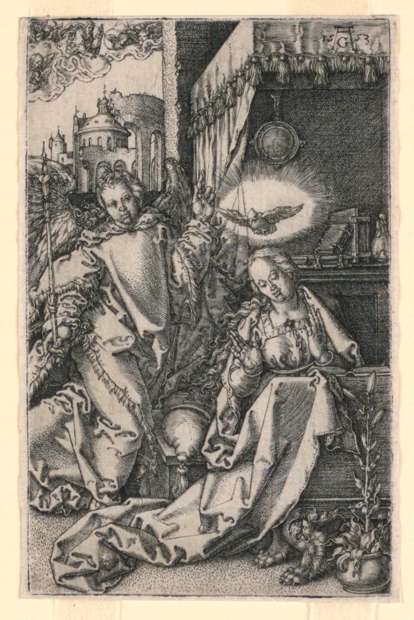 Zvěstování od Heinrich Aldegrever