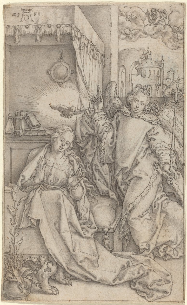 Zvěstování, 1552. od Heinrich Aldegrever