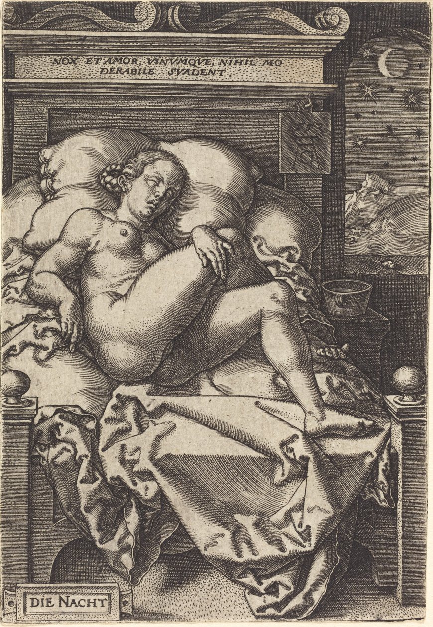 Noc, 1553. od Heinrich Aldegrever
